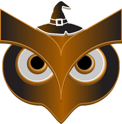 Witchy Owl 3d logo