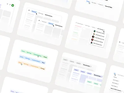 Breadcrumbs UI design tutorial – Tips, styles & templates app breadcrumb breadcrumbs css design figma material navigation templates ui ui kit ux