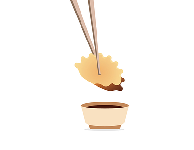 Dumplings adobe design dumplings food graphic design icon icons illustration illustrator inspiration