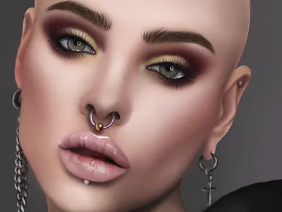 buzzed design digital art illustration painting portrait procreate