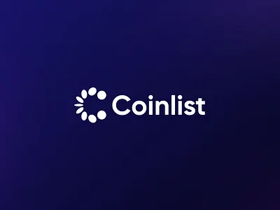 Coinlist - Logo Redesign bitcoin branding coin coinlist crypto currency design digital ethereum exchange futuristic illustration logo marketplace nft opensea token ui vector web3