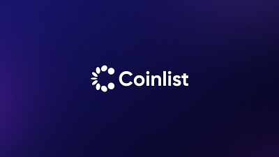 Coinlist - Logo Redesign bitcoin branding coin coinlist crypto currency design digital ethereum exchange futuristic illustration logo marketplace nft opensea token ui vector web3
