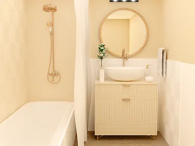 Bathroom Golden 3d 3dmodel bathroom blender cycles elegant gold golden photoshop render toilet wash washroom yellow