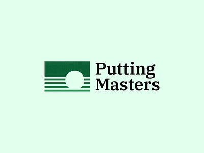 Putting Masters Logo brand brandidentity branding clean combinationlogo design eighties golf identitydesign illustrator logo logobrand logomark logotype mark minimal retro vector vintage visualcommunication