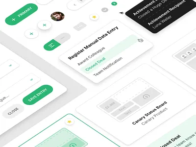 Assets from Job Application Assignment activity button clean components contest control panel dashboard figma kpi modal saas select web