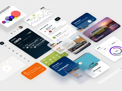 Dashboard exploration UI. adobe xd bank bank app bank dashboard car app car dashboard dark mode dashboard figma mobile mobileapp product designer tablet app tablet dashboard ui user interface ux