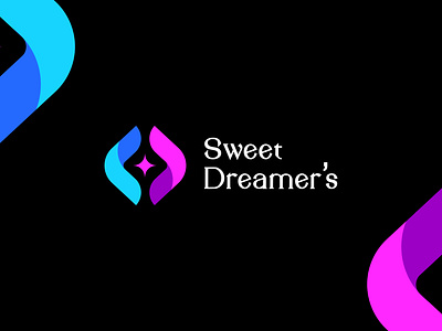 sweet dream logo design - branding brand identity brand logo branding branding design colorful dream dream logo dreamers fancy logo logo design logo designer logos minimal minimalist modern sleep