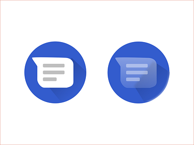 Android Messages Icons android app dailydesign dailyuichallenge design glassmorphism google illustration logo messages vector