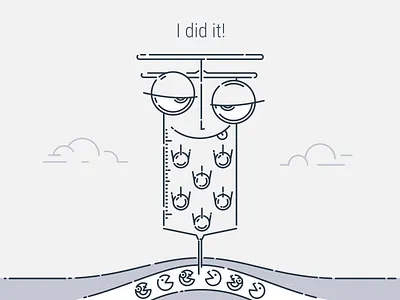 I did it! (Sputnik-V vaccine) coreldraw design illustration logo sputnik v vaccine vector