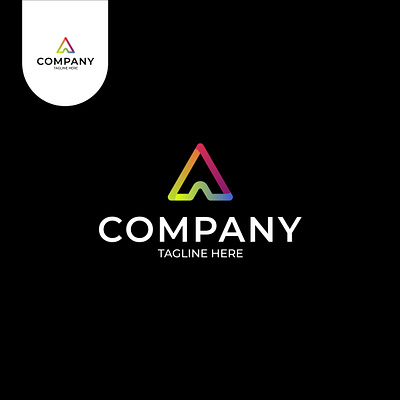 Letter A logo alphabet app branding company design icon illustration letter logo ui ux vector