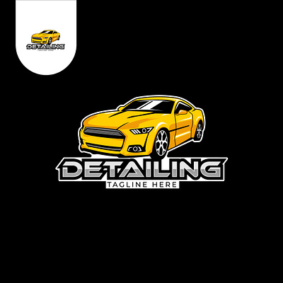 Detailing car logo app branding car company design detailing icon illustration logo ui ux vector