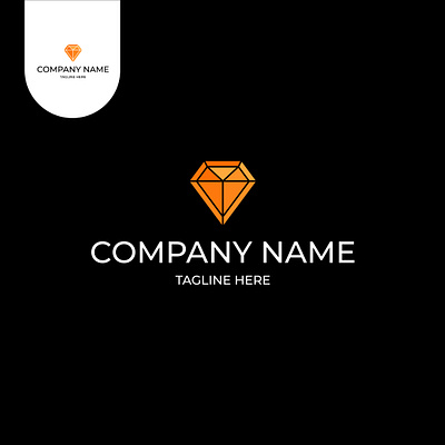 Diamond logo app branding company design diamond icon illustration logo ui ux vector