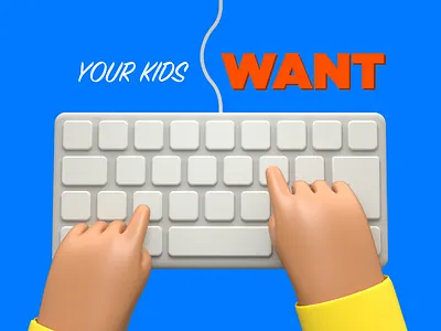 Your kids want answers about alcohol 3d 3d hands c4d cinema4d computer hands keyboard octane typing