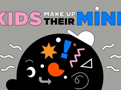 Kids make up their mind brain head mind mindfulness thinking thoughts