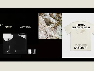 Being Human collage design typography