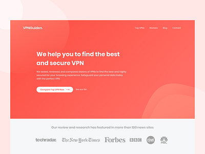 VPNGuiden - Landing Page Design artificial intelligence clean company connection dashboard data interface internet landing page minimalist modern privacy proxy secure security server service vpn vpn app web design