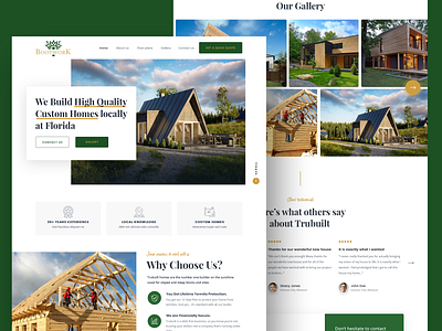 Bootwork bootstrap4 branding design typography ui vector web wooden homes