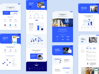 UserTesting Website Refresh animation app branding design design system graphic design illustration layout layout design logo responsive typography ui ux vector web web design webpage website