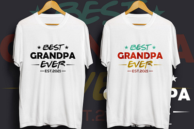 Grandpa day t shirt design newest t shirts typography