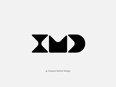 XMD branding d design geometry icon illustration logo m x xmd 品牌