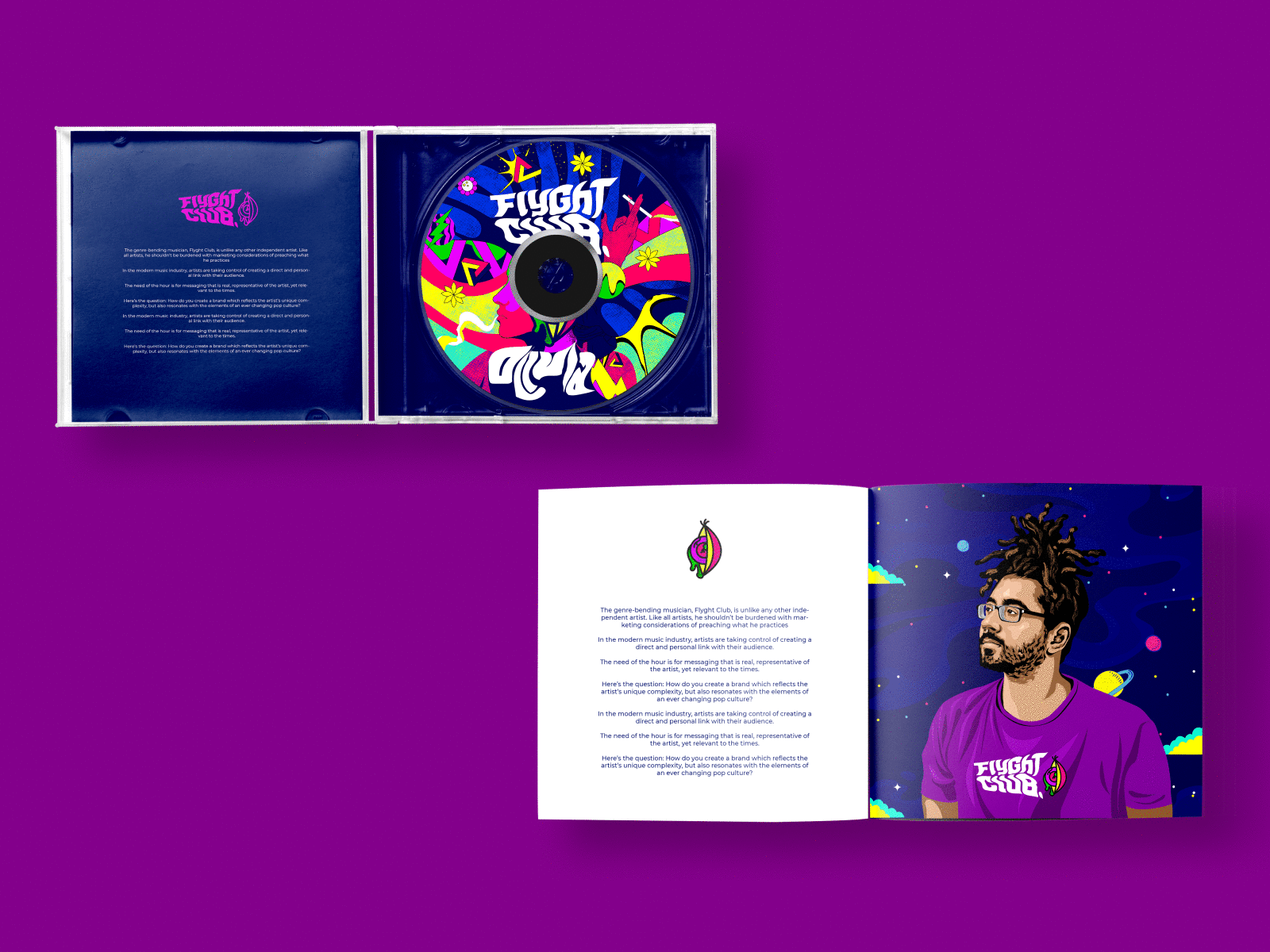 Example of Flyghtclub I Identity Design