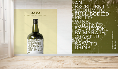 Packaging & Branding - Myra Winery brand branding clean design illustration minimalist packaging typography