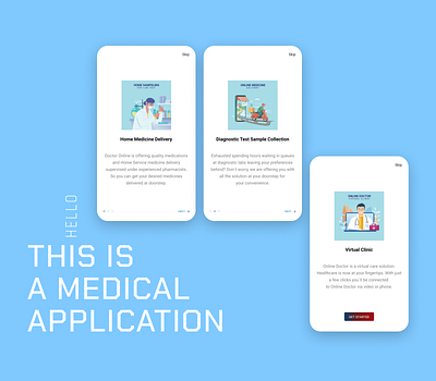 Medical App app design figma medical ui ux website