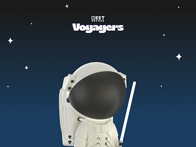 Space Voyager 3d 3d art 3d boy 3d character 3d design 3d model 3d nft art astronaut blender character cycles game graphic design nft space spaceman video game voyager vr