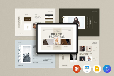 Brand Proposal PowerPoint Template brand guideline brand proposal business business plan company presentation keynote powerpoint presentation project plan project proposal