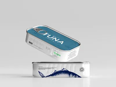Minimal & Premium-looking Canned Fish Package Design box packaging brand identity branding branding and identity canned fish fish design fish packaging illustration minimal package design package design premium packaging premium products product branding supermarket branding supermarket package design
