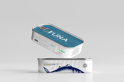 Minimal & Premium-looking Canned Fish Package Design box packaging brand identity branding branding and identity canned fish fish design fish packaging illustration minimal package design package design premium packaging premium products product branding supermarket branding supermarket package design