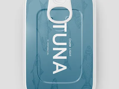 Minimal & Premium-looking Canned Fish Package Design (Top View) brand identity branding and identity canned fish designs minimal package designs package design package design trends premium package design premium package designs premium product branding product branding supermarket branding