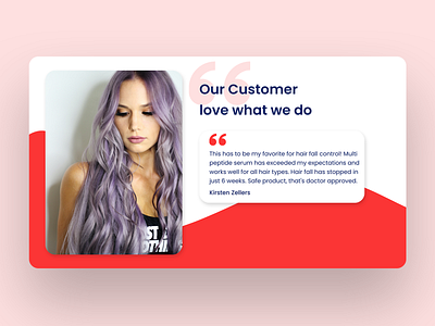 Testimonials - Daily UI 39 branding colorful daily ui 39 dailyui dailyuichallenge day 39 feedback modern design motion graphics testimonials ui ui design uiux