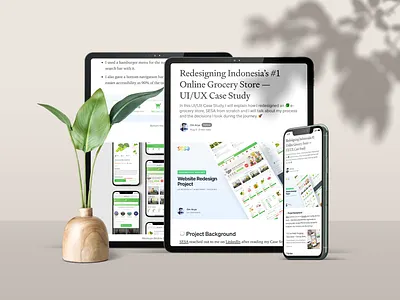 🌱 Redesigning Grocery Store - UI/UX Case Study brambang grocery grocery shopping grocery store mediumarticle redesign sayurbox sesa uxcasestudy webdesign