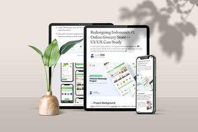 🌱 Redesigning Grocery Store - UI/UX Case Study brambang grocery grocery shopping grocery store mediumarticle redesign sayurbox sesa uxcasestudy webdesign