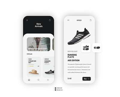 eCommerce App app cleandesign clothes design ecommerce ecommercedesign fashion graphic design ios iphone minimal minimalecommerce shoes ui uiux