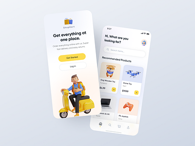 🛒 ShopKart - eCommerce Store | UI Design