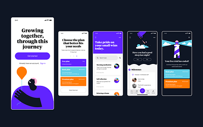 Autism tracker app app app design design illustration interaction ios typography ui ui design ui ux ux