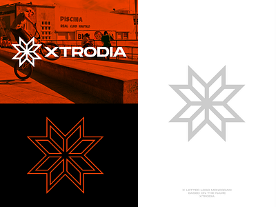 XTRODIA - BRAND IDENTITY & LOGO DESIGN abstract adobe bicycle brand brand and identity brand design brand identity branding branding and identity design graphic design illustration logo logomark logotype mark minimal x letter x letter logo xtremesport