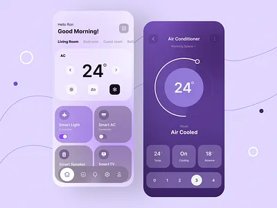 Smart Home App app app design app ui app ui design design home app smart home smart home app uihut visual visual design