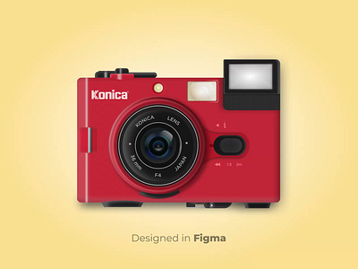 Skeuomorphic Camera Illustration 3d illustration camera camera illustration figma figma 3d figma illustration polaroid camera skeuomorphic skeuomorphic illustration skeuomorphism