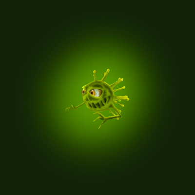 Outbreak VG Character Concept 2020 art branding cartoon virus covid 19 design digital graphic design green monster health care illustration infection logo pandemic vector virus wellness zombies