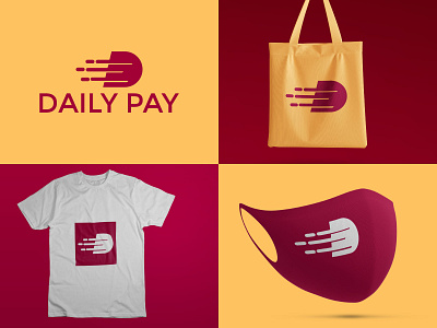 Daily Pay logo mark agency logo app logo branding creative logo custom logo d letter logo design digital marketing ecommerce identity logo logo design logo idea logo inspiration logos logotype minimalist logo modern logo online logo start up logo