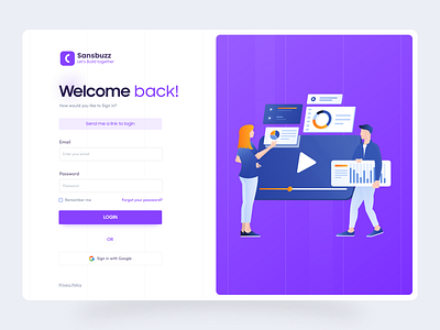 Login Page User Interface branding design figma interface landing login ui ux web welcome