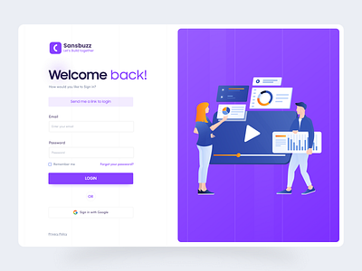 Login Page User Interface by Arif Islam on Dribbble