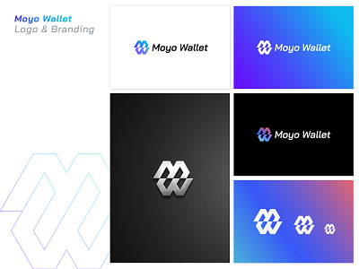 Moyo Wallet blockchain branding broker card credit crypto currency exchange finance fintech icon identity logo marketplace nft pay payment stock unused wallet