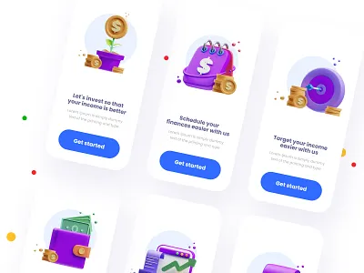 Finance 3d Icons 3d 3d business 3d cute icon 3d icon 3d illustration 3d render app balance icon business business icon design finance financial icon illustration investment investment icon onboarding splash screen ui