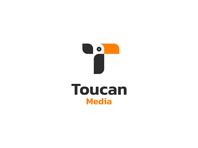 Toucan Media logo concept brand branding design graphic graphic design illustration logo ui ux vector