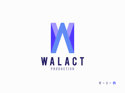 W + A Production Logo Mark a a letter logo a logo abstract animation app logo brand identity branding creative icon identity logo logo design logo designer logos minimal logo modern logo w w logo w logotype