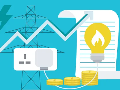 Energy Price Cap energy illustration price cap vector